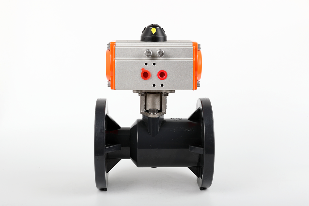 九所镇气动法兰一体球阀