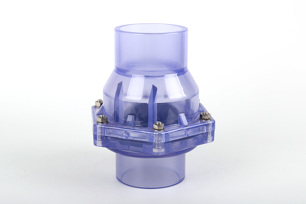 九所镇透明翻板式止回阀